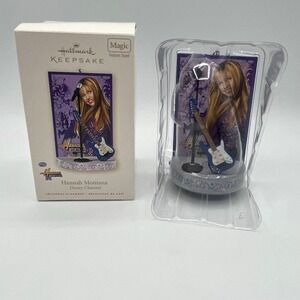 Hallmark Keepsake Hannah Montana Magic Sound Ornament 2008 Disney Channel